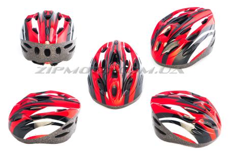 Шлем кросс-кантри   (бело-красный)   DS - 32928
