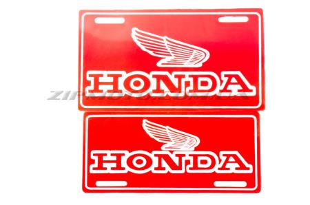 Наклейка   декор   (mod:Honda  21x9.7см, красная)   (#4299A) - 33293