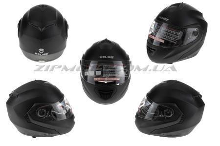 Шлем трансформер   (mod:FL103) (size:M, черный матовый)   HELMO - 33438