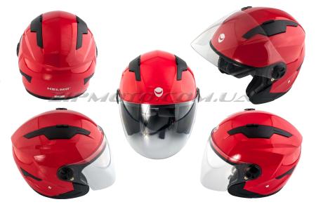 Шлем открытый   (mod:DH958) (size:M, красный)   HELMO - 33480