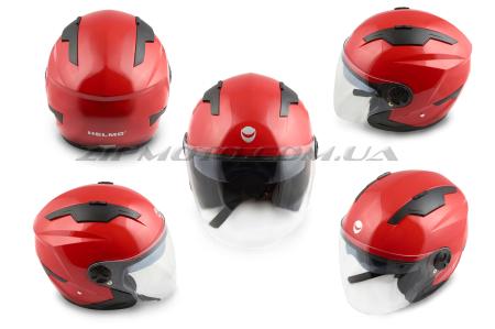 Шлем открытый   (mod:DH958) (size:L, красный)   HELMO - 33482