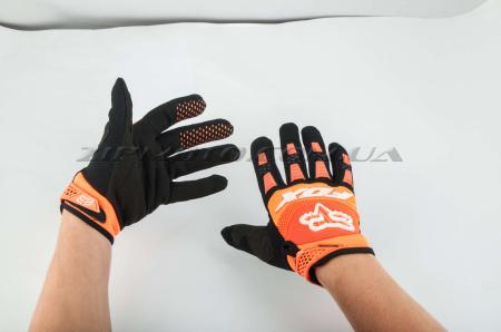 Перчатки   FOX   DIRTPAW   (mod:028, size:XL, оранжево-черные) - 34714