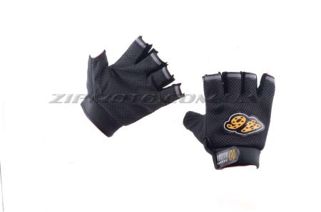 Перчатки без пальцев   GO   (size:XL, черные)   46 - 35019