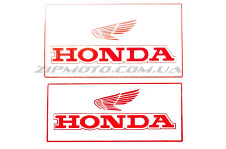 Наклейка   декор   (mod:Honda  22.7x12.6см, белая)   (#4299A) - 40209