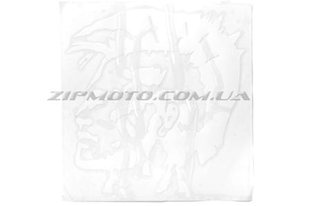 Наклейка   декор   IROKEZ   (12x13см, белая)   (#HQ655) - 40214