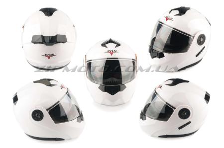 Шлем трансформер   (mod:FX889) (size:XL, белый)   FGN - 41782