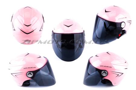 Шлем открытый   (mod:SM818) (size:XL, розовый)   HELMO - 41813
