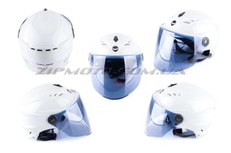 Шлем открытый   (mod:SM868) (size:XL, белый)   HELMO - 41816