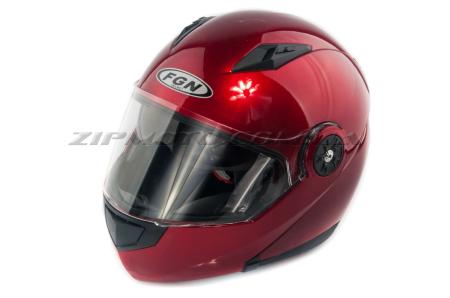 Шлем трансформер   (mod:FX-115) (size:L, красный)   FGN - 41890