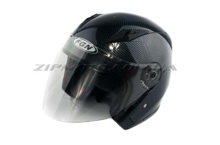 Шлем открытый   (mod:FX-512) (size:L, карбон)   FGN - 41901
