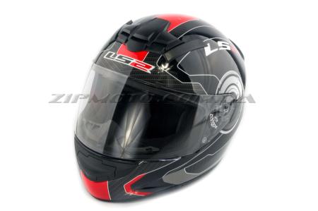 Шлем-интеграл   (mod:350) (size:L, черно-красный)   LS-2 - 41968