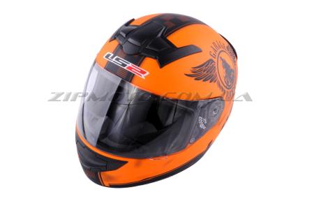 Шлем-интеграл   (mod:FF352) (size:L, оранжевый,  FAN)   LS-2 - 41980