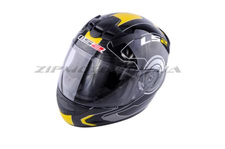 Шлем-интеграл   (mod:FF352) (size:XXL, черно-желтый, ROOKIE ATMOS)   LS-2 - 42001