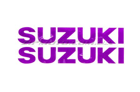 Наклейка   буквы   SUZUKI   (19х5см, 2шт, фиолетовый)   (#HCT10001) - 43987
