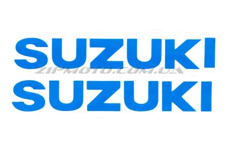 Наклейка   буквы   SUZUKI   (19х5см, 2шт, синий)   (#HCT10001) - 43988
