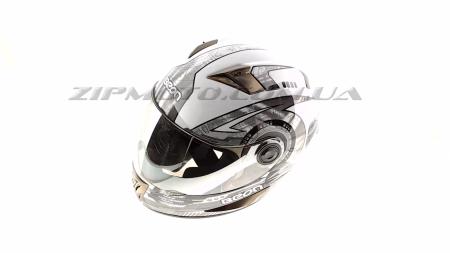 Шлем-интеграл   (mod:B-500) (size:L, черно-серый)   BEON - 47799