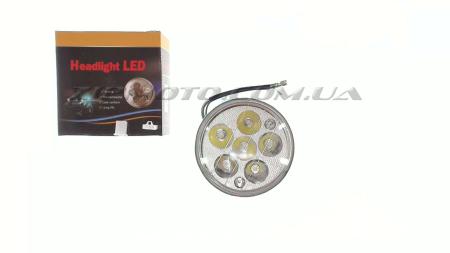 Оптика светодиодная круглая   (крепеж 160mm, 6 диодов + подсветка)   DELTA   PLT - 48761