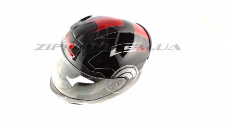 Шлем-интеграл   (mod:FF352) (size:L, черно-красно-белый, ROOKIE GAMMA)   LS-2 - 49769