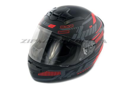 Шлем-интеграл   (mod:FF352) (size:XXL, черно-серый, ROOKIE)   LS-2 - 50906