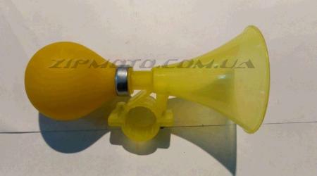 Сигнал- клаксон воздушный велосипедный   (mod:BK9)   (желтый)   YKX - 51414