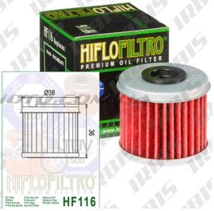 Фильтр масляный   для Honda, Husqvarna, ATV   (Ø38, h-36)   (HF 116, KY-A-171) - 51570