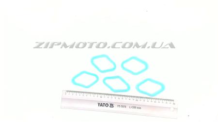 Элемент воздушного фильтра мотокосы   круглый   (поролон с пропиткой, 5шт в упаковек)   (синий)   CJl - 55163