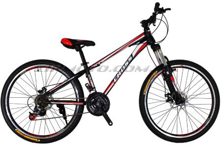 Велосипед (в сборе)   Cross Racer 26 Black-Red-White   (26CJS17-6-6)   T-BIKE - 55664