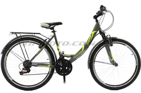 Велосипед (в сборе)   Titan Elite 26 Gray-Green-White   (26TJC17-19-2)   T-BIKE - 55665
