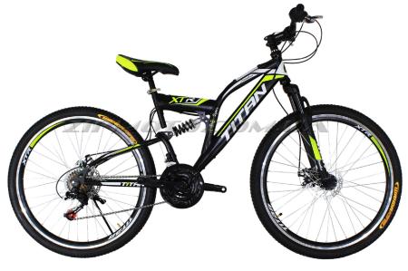 Велосипед (в сборе)   Titan Panther 26 Black-Lime-White   (26TWD17-63-6)   T-BIKE - 55676