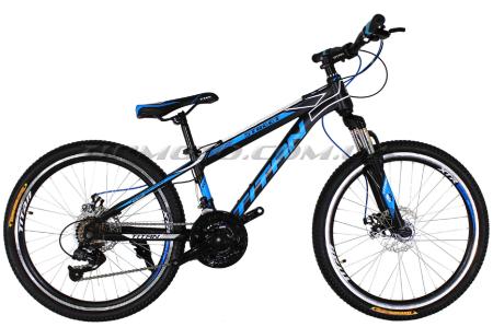 Велосипед (в сборе)   Titan Street 24 Black-Blue-White   (24TWS17-36-3)   T-BIKE - 55697