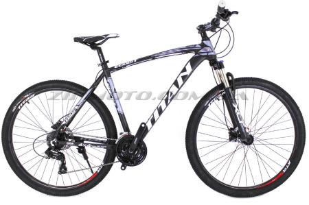 Велосипед (в сборе)   Titan Egoist 29 Black-Gray-White   (29TWA17-60-3)   T-BIKE - 55739
