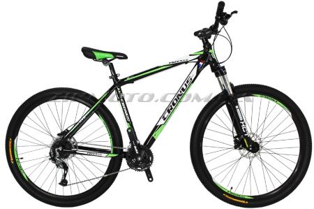 Велосипед (в сборе)   Cronus Profast 29 Black-Green-White   (CRN-18-29-6)    T-BIKE - 55750