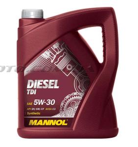 Масло автомобильное, 5л   (SAE 5W-30, Diesel TDI 5W-30 API SN/SM/CF)   MANNOL - 55819