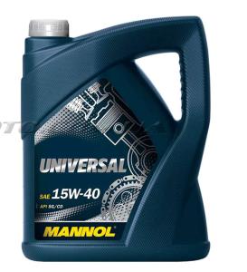 Масло автомобильное, 5л   (SAE 15W-40, минеральное, Universal API SG/CD)   MANNOL - 55849