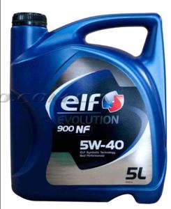 Масло автомобильное, 5л   (SAE 5W-40, синтетика, EVOLUTION 900 NF)   ELF   (#GPL) - 56059