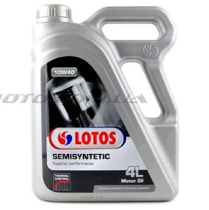 Масло автомобильное, 5л   (SAE 10W-40, полусинтетика, MOTOR SEMISYNTETIC SL/CF)   LOTOS   (#GPL) - 56177