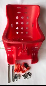 Кресло детское на велосипед   (пластик) (красное)   SVT - 56295