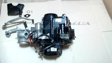 Двигатель   Delta 125cc   (МКПП 157FMH, алюминиевый цилиндр,чёрный)   (TM)   EVO - 58620