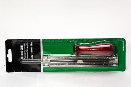Напильник бензопильный   Ø5,5mm   (+планка,ручка)   (AKME)   EVO - 59792