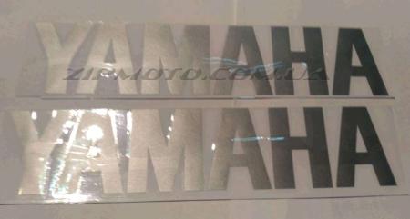 Наклейка   буквы   YAMAHA   (16х4см, 2шт, серебро) - 60961