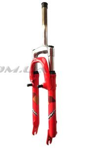 Вилка велосипедная амортизационная   (26, красная, V-Brake)   (381)   (ZOOM)   KL - 61019