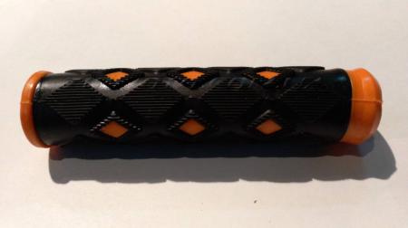 Ручки руля велосипедные   (оранжевые)   (mod:2)   YKX - 61061