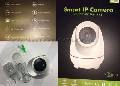 Беспроводная поворотная Wi-Fi камера   (IP SMART, FHD 1080P, 360, управление с телефона, питание USB или 220V через адаптер) - 62701