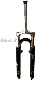 Вилка велосипедная амортизационная   (черная, алюминий, V-Brake)   (550)   (ZOOM)   KL - 62780
