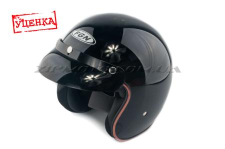 Шлем открытый   (mod:FX-510) (size:L, черный)   FGN (Уценка2) - 64358