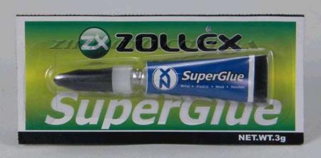 Супер клей   3мл   ZOLLEX   (#GRS) - 67445