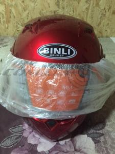 Шлем трансформер   (mod:688) (size:XL, красный)   BINLI - 67976