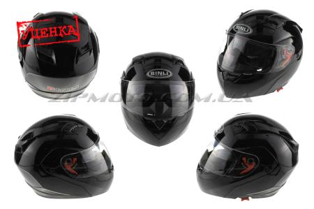 Шлем трансформер   (mod:688) (size:XL, черный, солнцезашитные очки)   FGN (Уценка1) - 68328