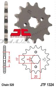 Звезда трансмиссии (передняя)   520-12T   Fourtrax TRX200/TIPE 2, Honda ATV   #JT JTF1324 - 68412