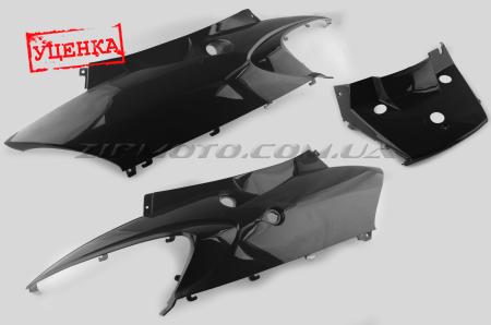 Пластик   Zongshen F1, F50   задняя боковая пара   (черный)   KOMATCU (Уценка1) - 70711